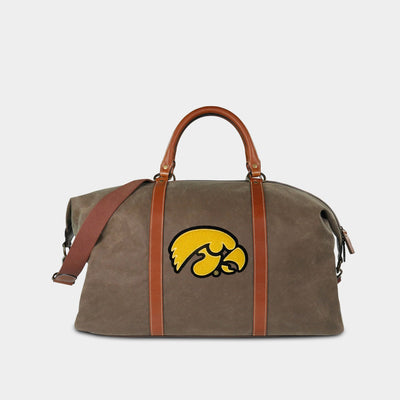 Iowa Hawkeyes Pro Waxed Canvas Weekender