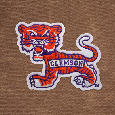 Clemson Tigers Vault "Tiger" Waxed Canvas Field Bag