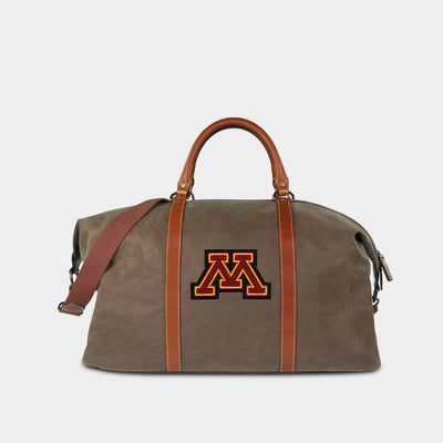 Minnesota Golden Gophers "M" Pro Waxed Canvas Weekender