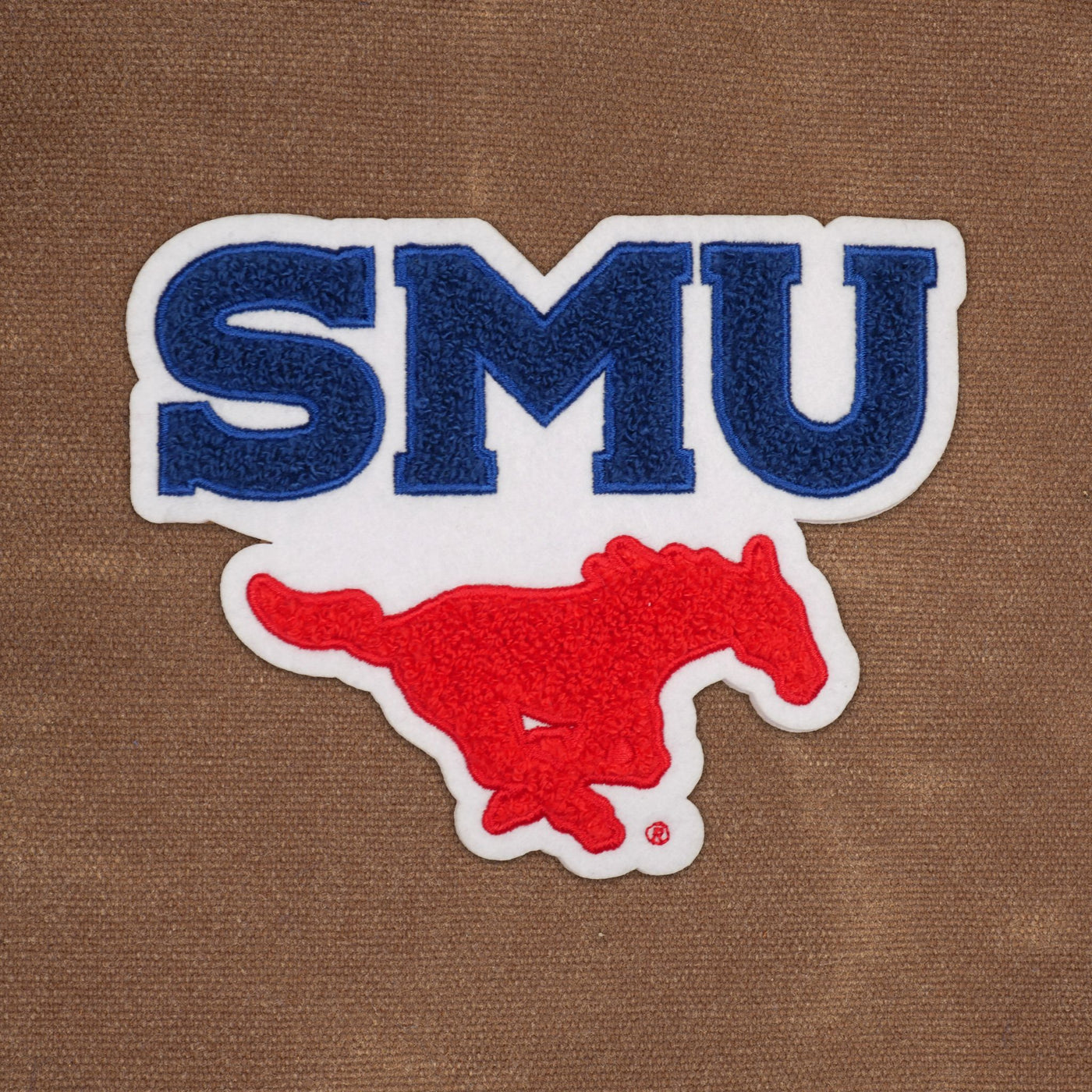 SMU Mustangs Waxed Canvas Field Bag