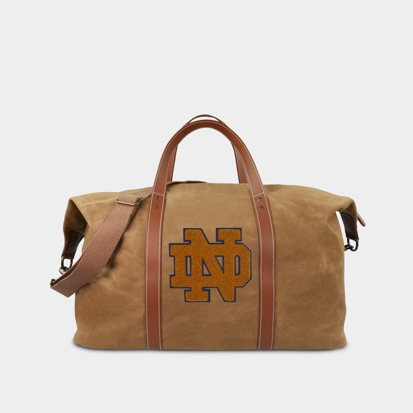 Notre Dame Fighting Irish "ND" Waxed Canvas Field Bag