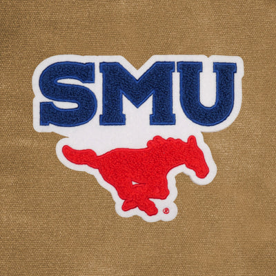 SMU Mustangs Waxed Canvas Field Bag