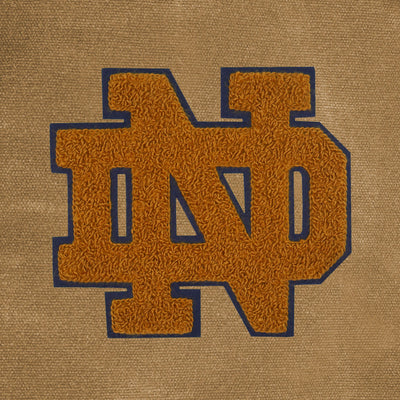 Notre Dame Fighting Irish "ND" Waxed Canvas Field Bag