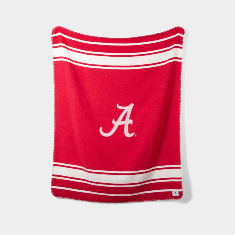 Alabama Crimson Tide Jacquard Wool Throw