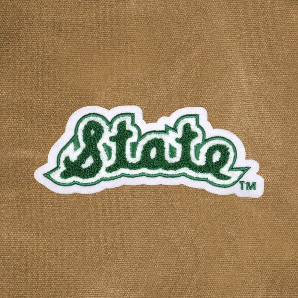 Michigan State Spartans Vault "State" Waxed Canvas Field Bag