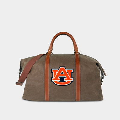 Auburn Tigers "AU" Pro Waxed Canvas Weekender