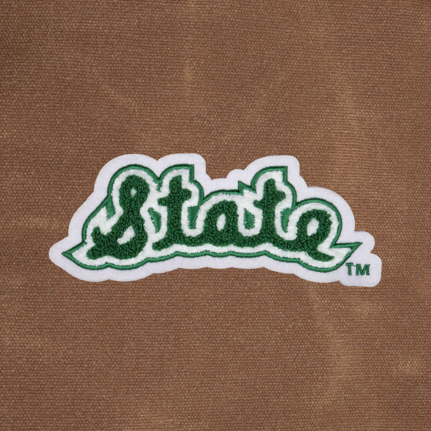 Michigan State Spartans Vault "State" Waxed Canvas Field Bag