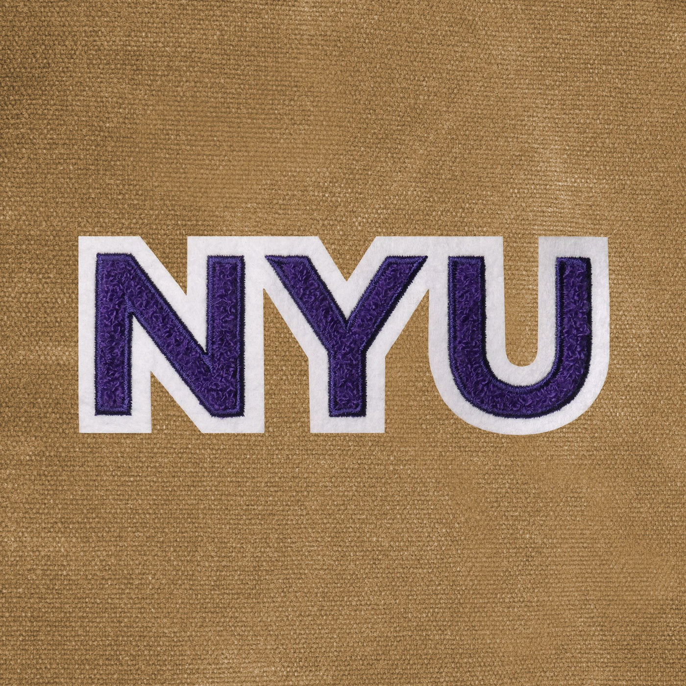 NYU Violets Waxed Canvas Field Bag