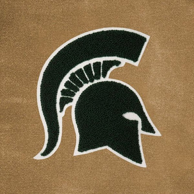 Michigan State Spartans Waxed Canvas Field Bag