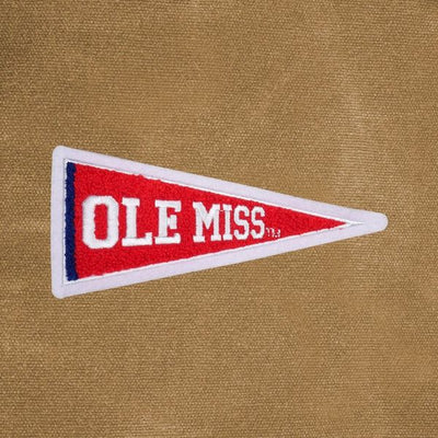 Ole Miss Rebels Vault "Pennant" Waxed Canvas Field Bag