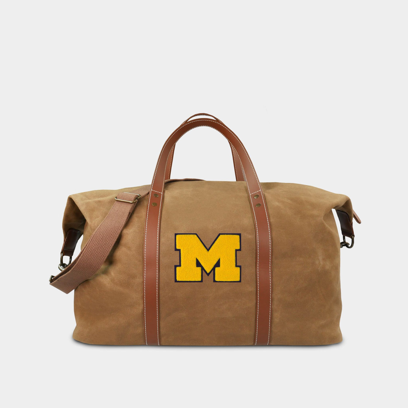 Michigan Wolverines Waxed Canvas Field Bag