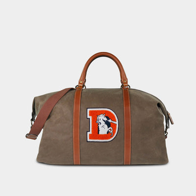 Denver Broncos "D" Pro Waxed Canvas Weekender